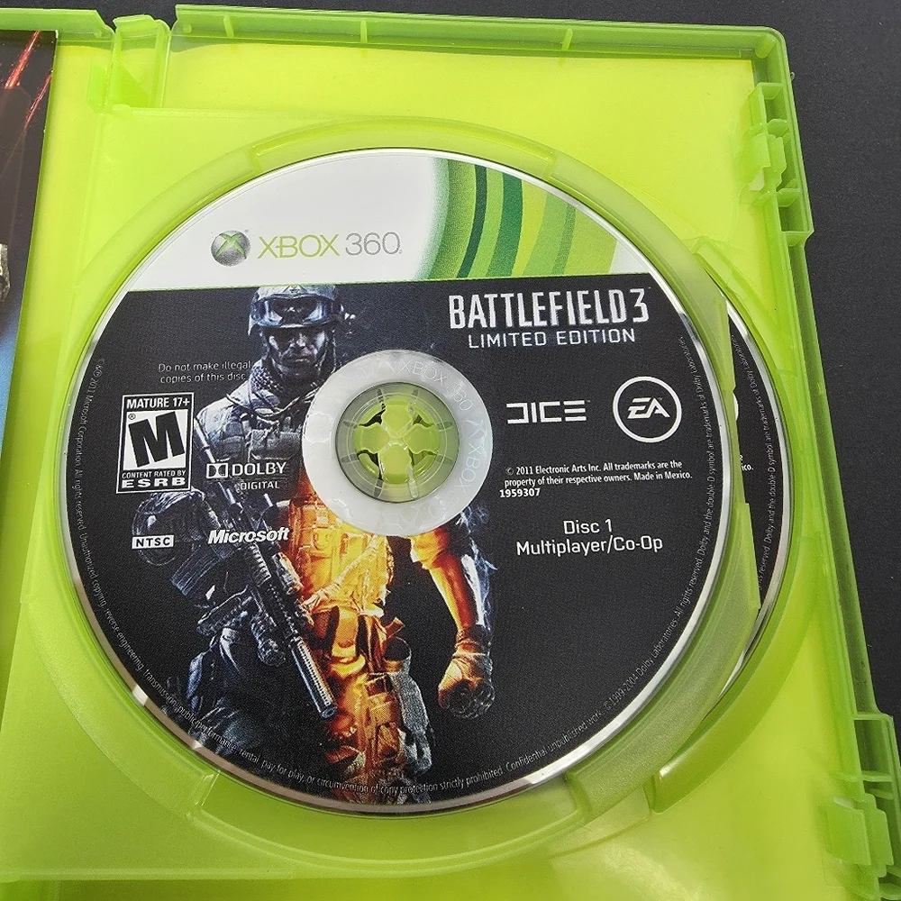 Electronic Arts Battlefield 3 Limited Edition Xbox 360 CIB 2-Disc Set